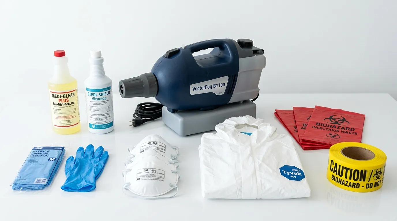 Professional biohazard remediation crew working in Greenpoint