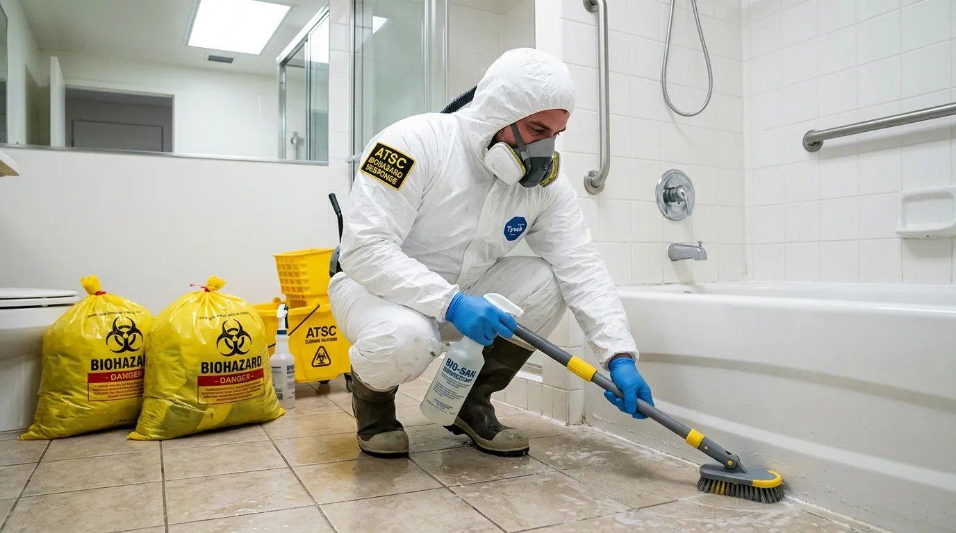 Decontamination equipment deployed for Blood Cleanup in Greenpoint